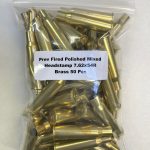 Previously Fired Mixed Headstamp Polished 7.62x54R Brass Cases 50Bag
