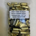 Prev Fired Mixed Headstamp Polished 38 Super Cases 100Bag