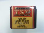 BARNES 7MM (.284) 140gr TSX BULLET BOAT-TAIL 50/Box