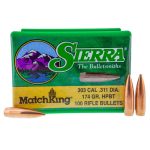 SIERRA 303 (.311) 174g HPBT BULLET MATCHKING 100/Box