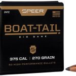 SPEER 375 (.375) 270gr SPBT BULLET Spitzer 50/Box