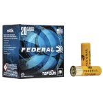 FEDERAL TOP GUN 20ga 2.5 DRAM 7/8oz 1210fps #7.5 25/Box