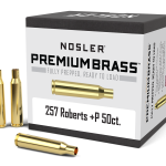 Nosler Brass 257 Roberts +P Unprimed Box of 50