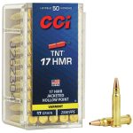 CCI AMMO 17 RIMFIRE HMR 17gr TNT-HP 50/box