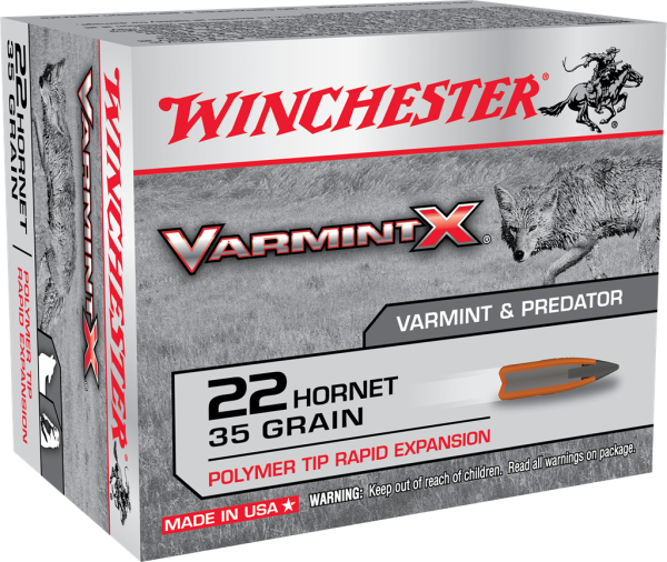 Winchester Varmint X 22 Hornet 35gr Tipped
