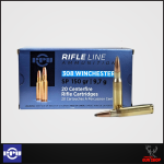 PRVI PARTIZAN AMMO 308 WINCHESTER 150gr SP 20/bx