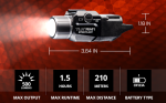 Streamlight TLR RM 1 500-Lumen Low-Profile Rail Mounted Tactical Light - Image 5