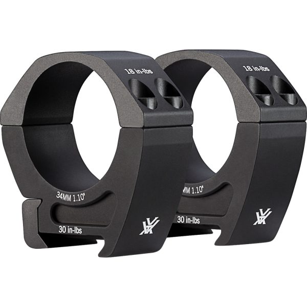 Vortex Pro 34mm Rings - Medium 1.10"/27.94mm