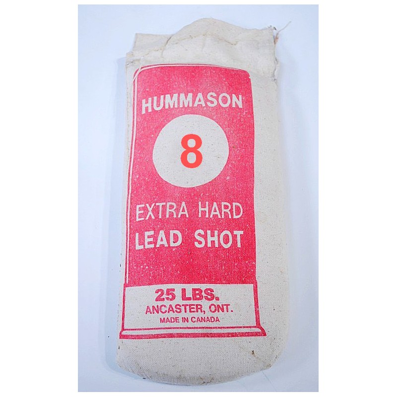 hummason-lead-shot-no8-bag25lbs Hummason Lead SHOT #8 25LB BAG - Image 1